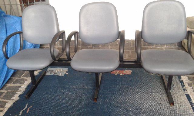 Longarina 3 cadeiras de qualidade