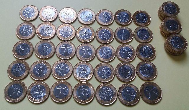 Coleção de Moedas Novas