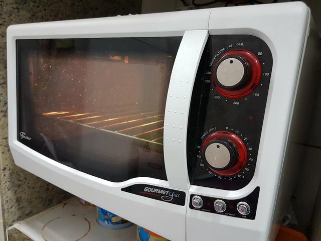 Forno Elétrico de Bancada Gourmet Grill Branco 44 Litros -