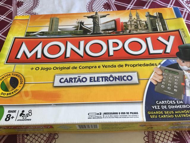 Jogo Monopoly com máquina de cartão