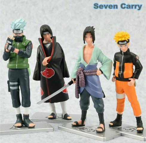 Lote com 4 personagens Naruto