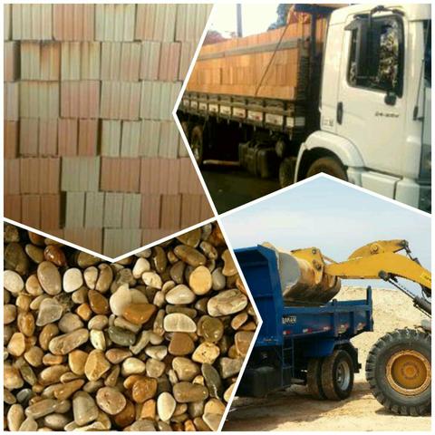 Imperdivel tijolos areia seixo cimento brita entrega grátis