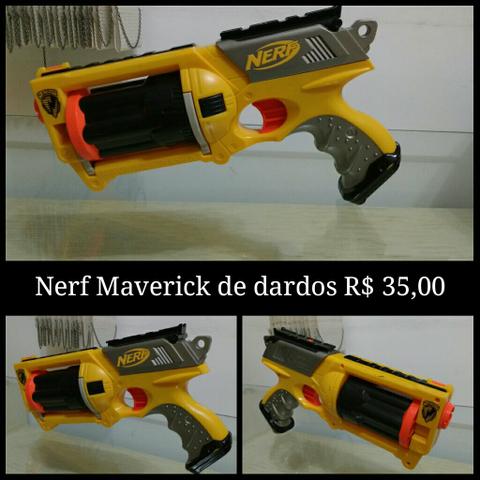Super Arma Nerf Shooting Atira Dardos Grande 60cm + Cartucho