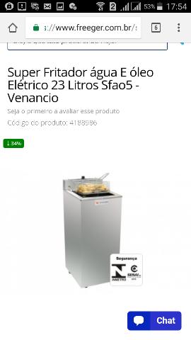 Fritadeira sem nova 23 litros