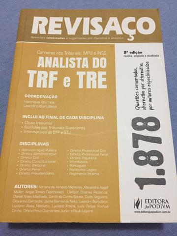 Livro para Concursos - Revisaço Analista do TRF e TRE