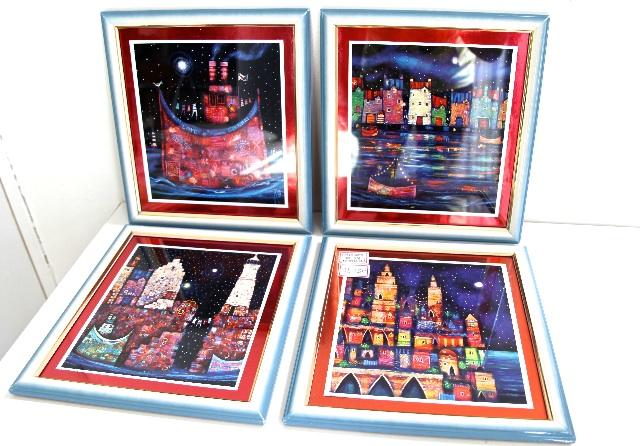 4 X impressoes by Ritchie Collins emoldurados