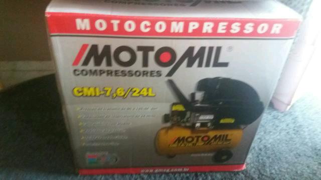 Compressor de ar motomil novo na caixa