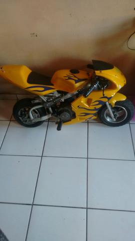 Mini moto esportiva motor 2tempos 49Cc