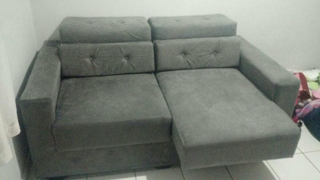 Sofa retratil com encosto regulavel