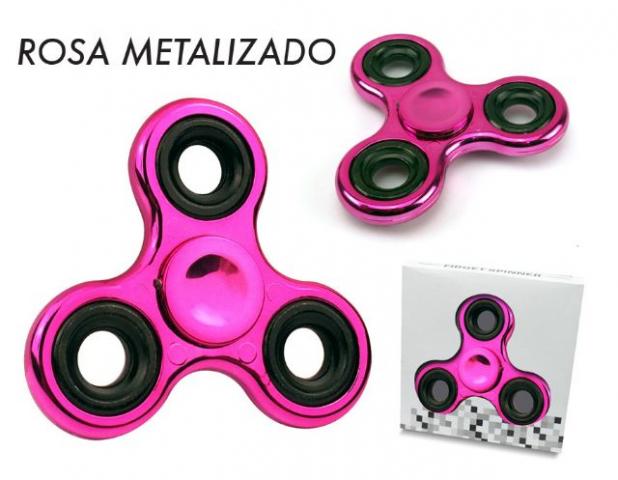Spinner Rosa metalizado