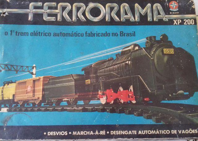 Clássico Brinquedo anos 80 Trem Ferrorama