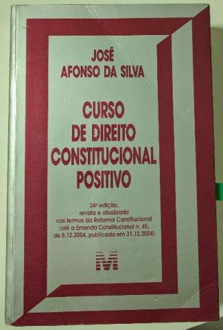 Curso de Direito Constitucional Positivo José Afonso da
