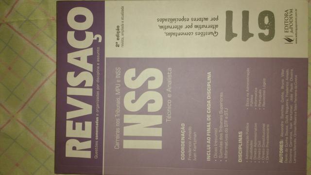Revisão INSS livro de questões