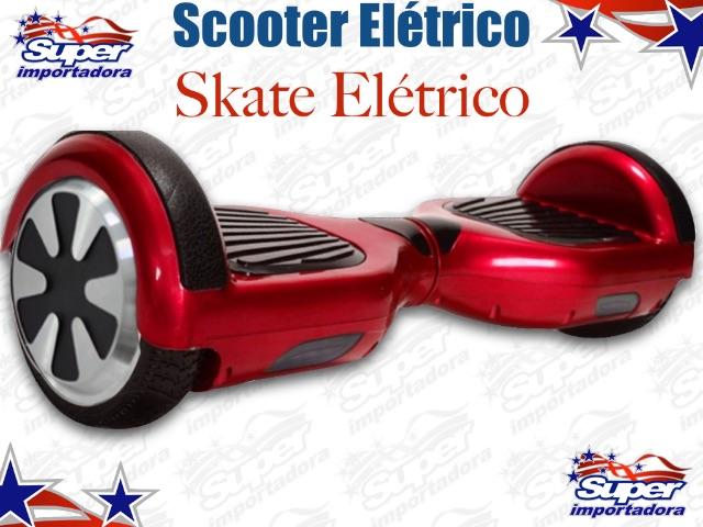 Skate Elétrico Scooter Hoverborad Com Garantia - Novo com
