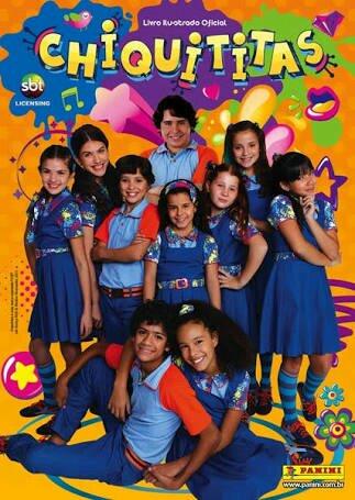 Álbum de figurinhas das Chiquititas COMPLETO