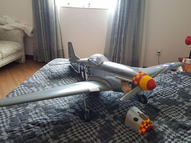 Aeromodelo P-51 Top Flite Novo