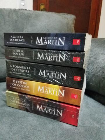 As Crônicas de Gelo Fogo (Game of Thrones) - 5 livros