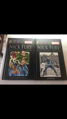 Coleção de Graphic Novels Marvel - Nick Fury,Deadpool e