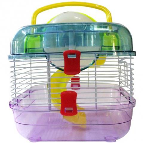 Hamster sirio macho + gaiola de 3 andares com tubos + 1