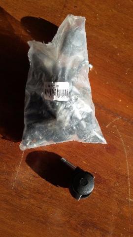 Rodizio espigão preto pino 6 e 10mm SC a partir de