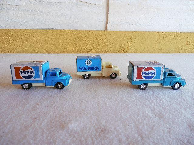 Caminhão Da Pepsi E Varig Expressinho Glasslite Anos 80