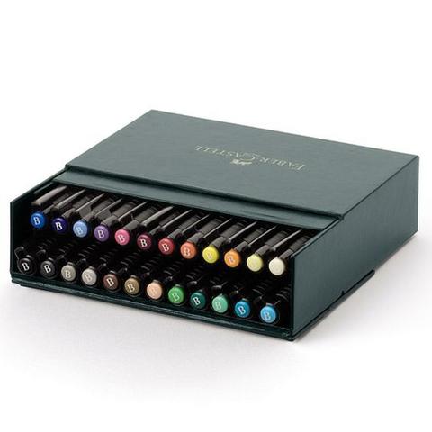 Canetas Pitt Faber-Castell com 24 cores - Gift Box
