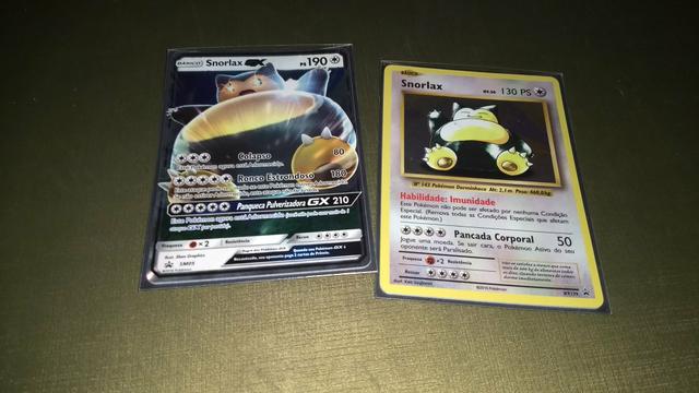 Cartas de pokemon ex e mega e gx com capinhas para proteger