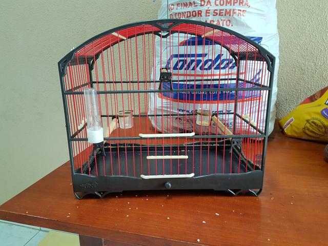 Gaiola para coleiro