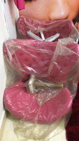 Poltronas Veludo Rosa