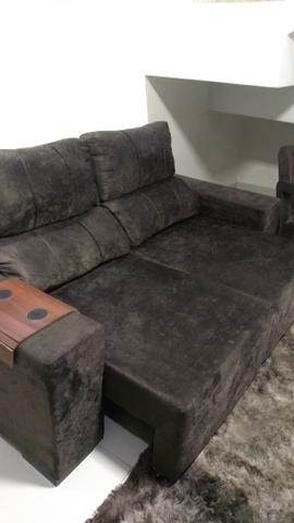Sofa novo com poltrona na mesma cor