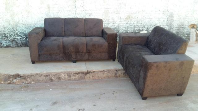 Sofa quadrado de 2 e 3 lugares