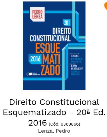 Livro Dir Constitucional Esquematizado Pedro Lenza