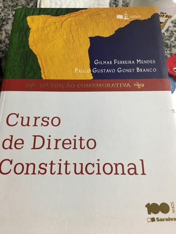Livro direito constitucional Gilmar Mendes 10ed comemorativa