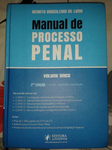 Manual de Processo Penal - Vol. Único - 2ª Ed. ;