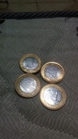 Moedas de 1 real das olimpíadas
