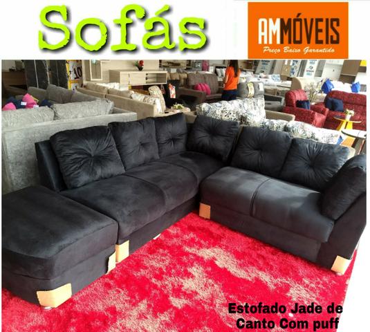 Sofá Novo - Entrega Grátis e Imediata Abrimos Crédiario