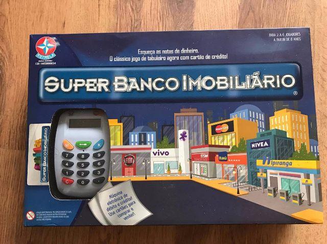 Super Banco Imobiliário + Jogo Da Vida C/ Máquina Cartão