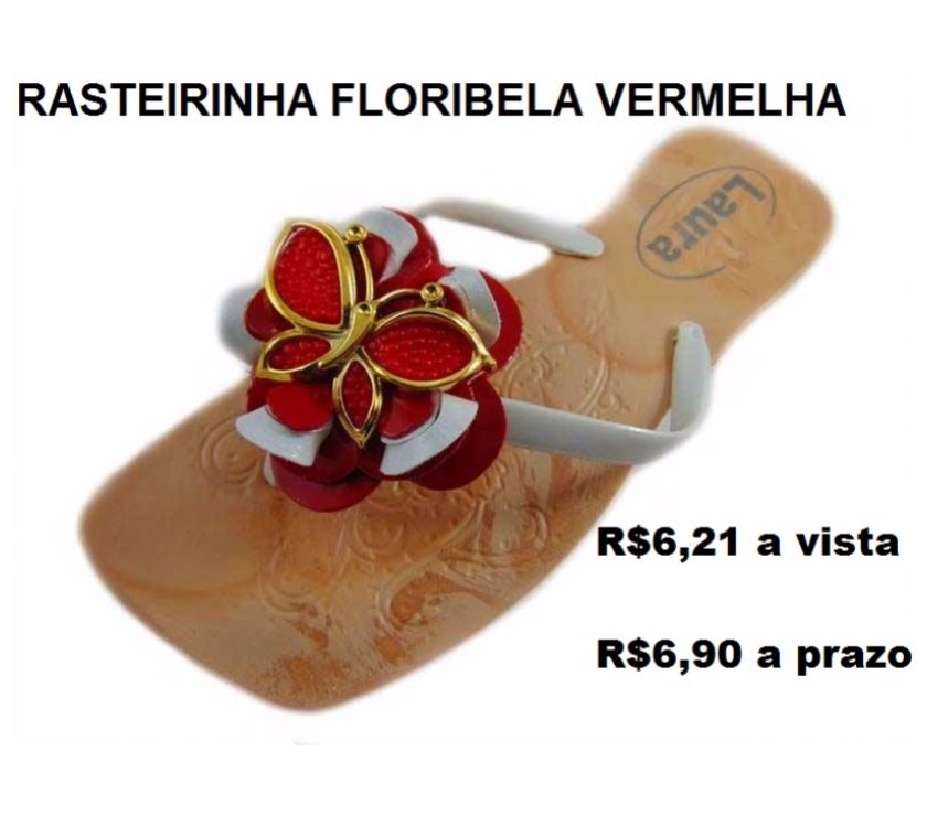 Rasteirinhas bordadas..