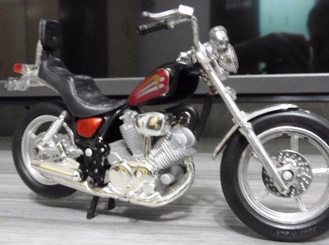 Motocicleta Clássica Tipo Harley Diorama