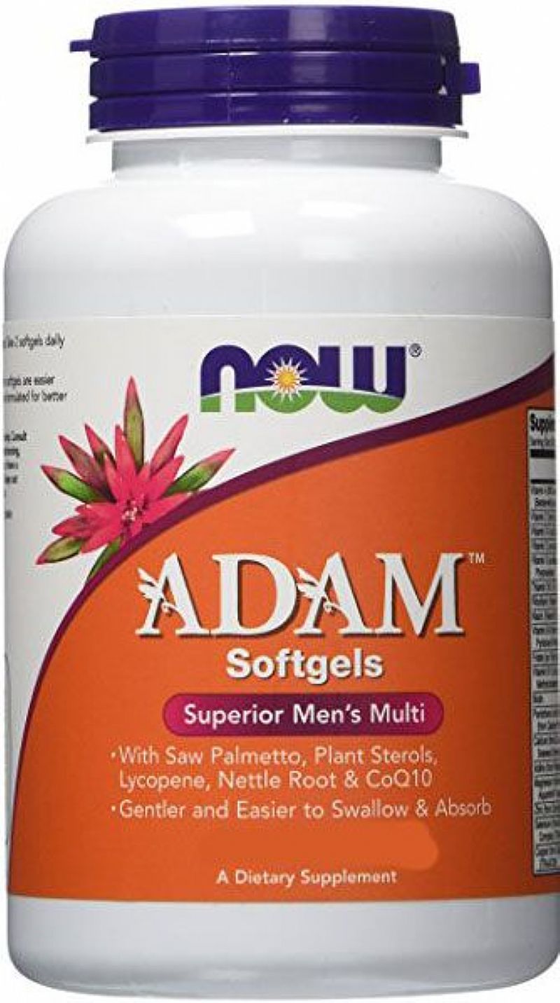 Adam superior mens 180 softgels now foods (multivitaminico