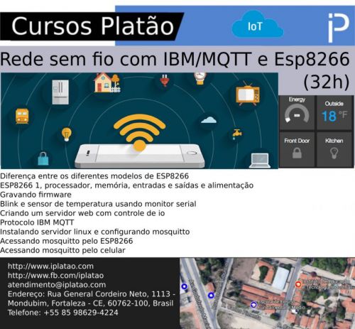 Rede sem fio com Ibm Mqtt e Esp