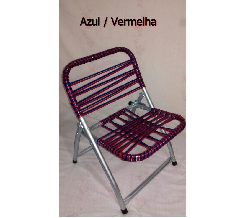 Cadeira Dobrável Em Aço - Até 120 Kg