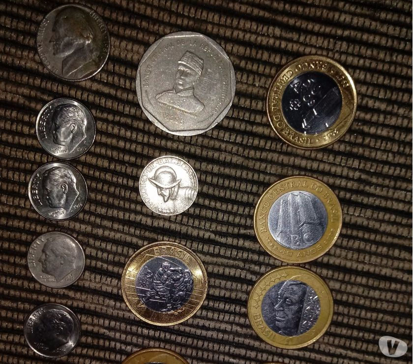 Vendo moedas variadas