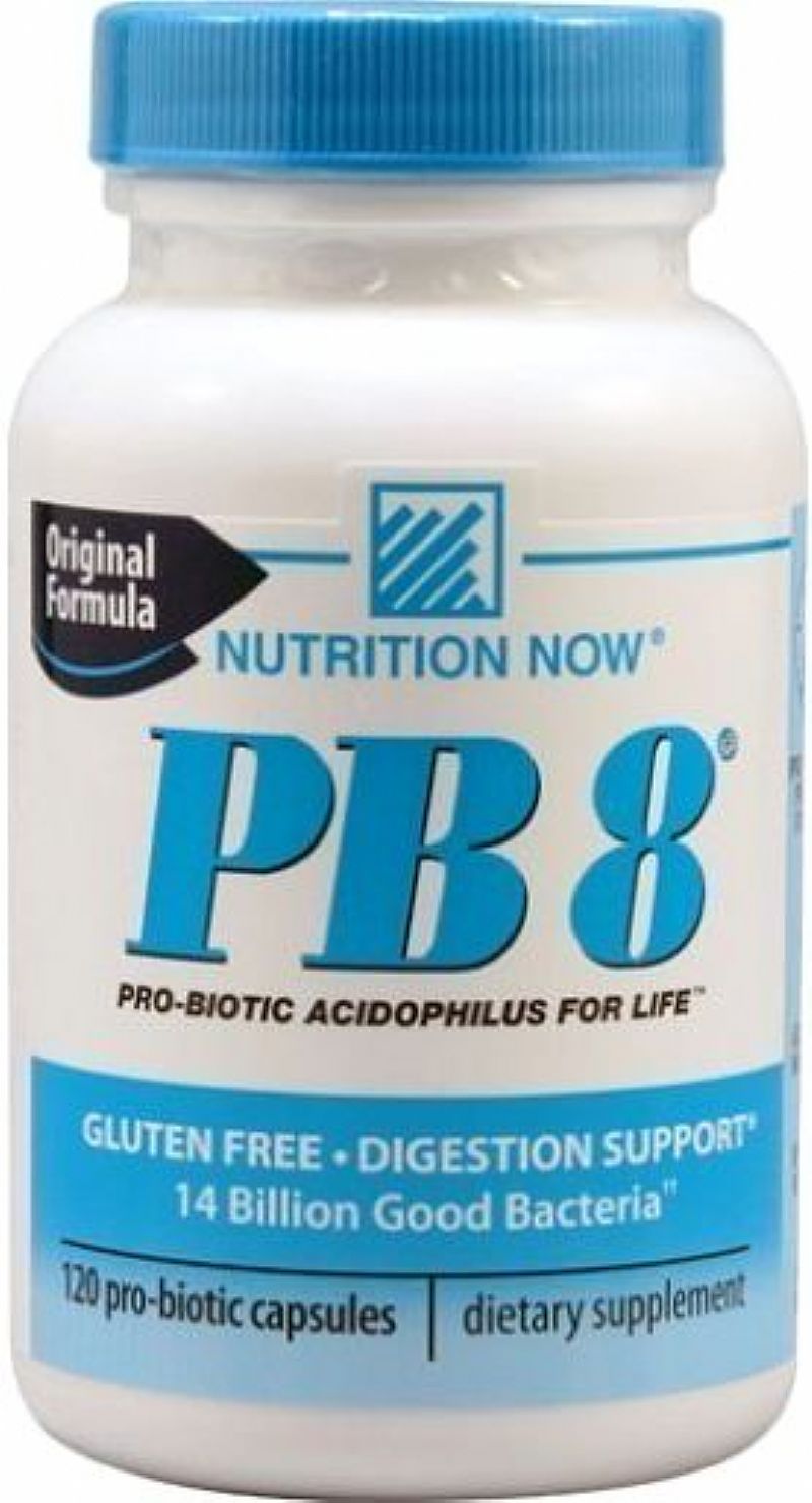 Pb8 acidofilo probiotico 120 capsulas nutrition now