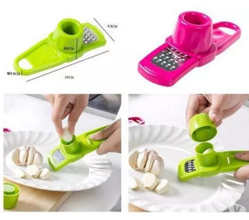 Bazar MT - Ralador Multi Funcional Moedor de Alho Gengibre