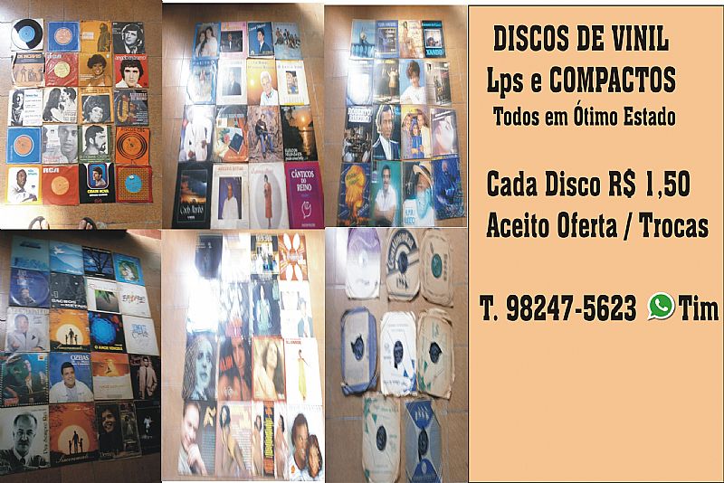Discos de vinil e compactos a venda em Rio de janeiro