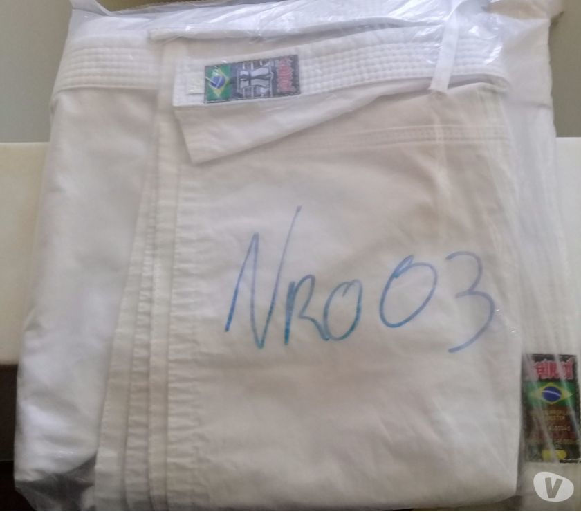 Dobok completo branco nro 03 novo