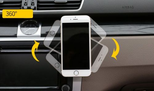 Suporte celular carro imã gps magnetico 360 graus