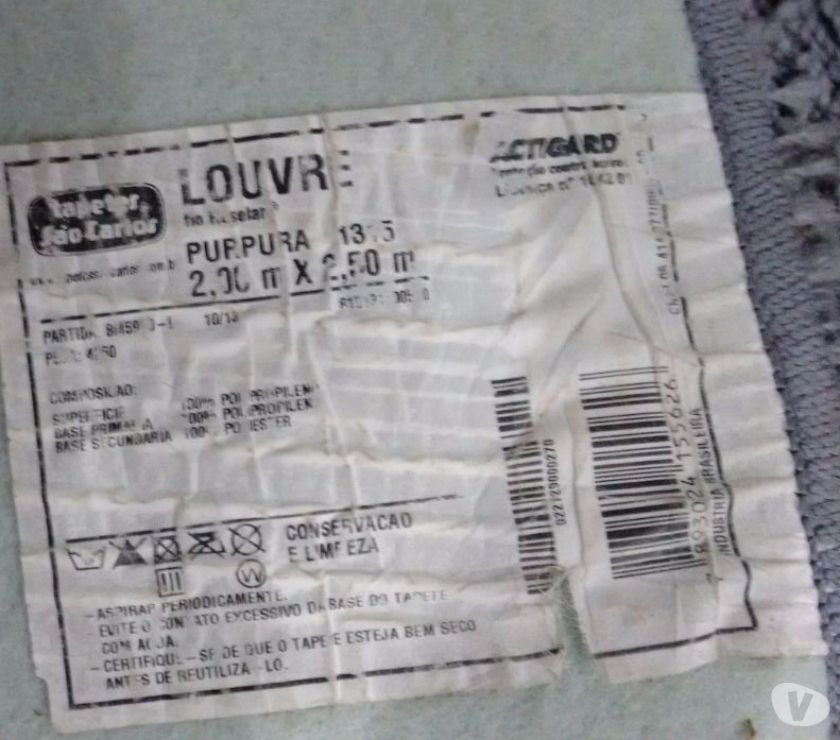 Tapete Felpudo 2,00 x 2,50 m - Seminovo