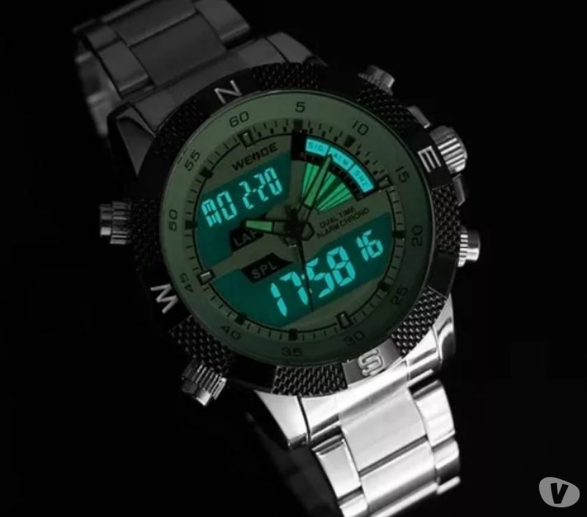 Bazar MT - Relógio Luxor Inox 100% Funcional Digital e
